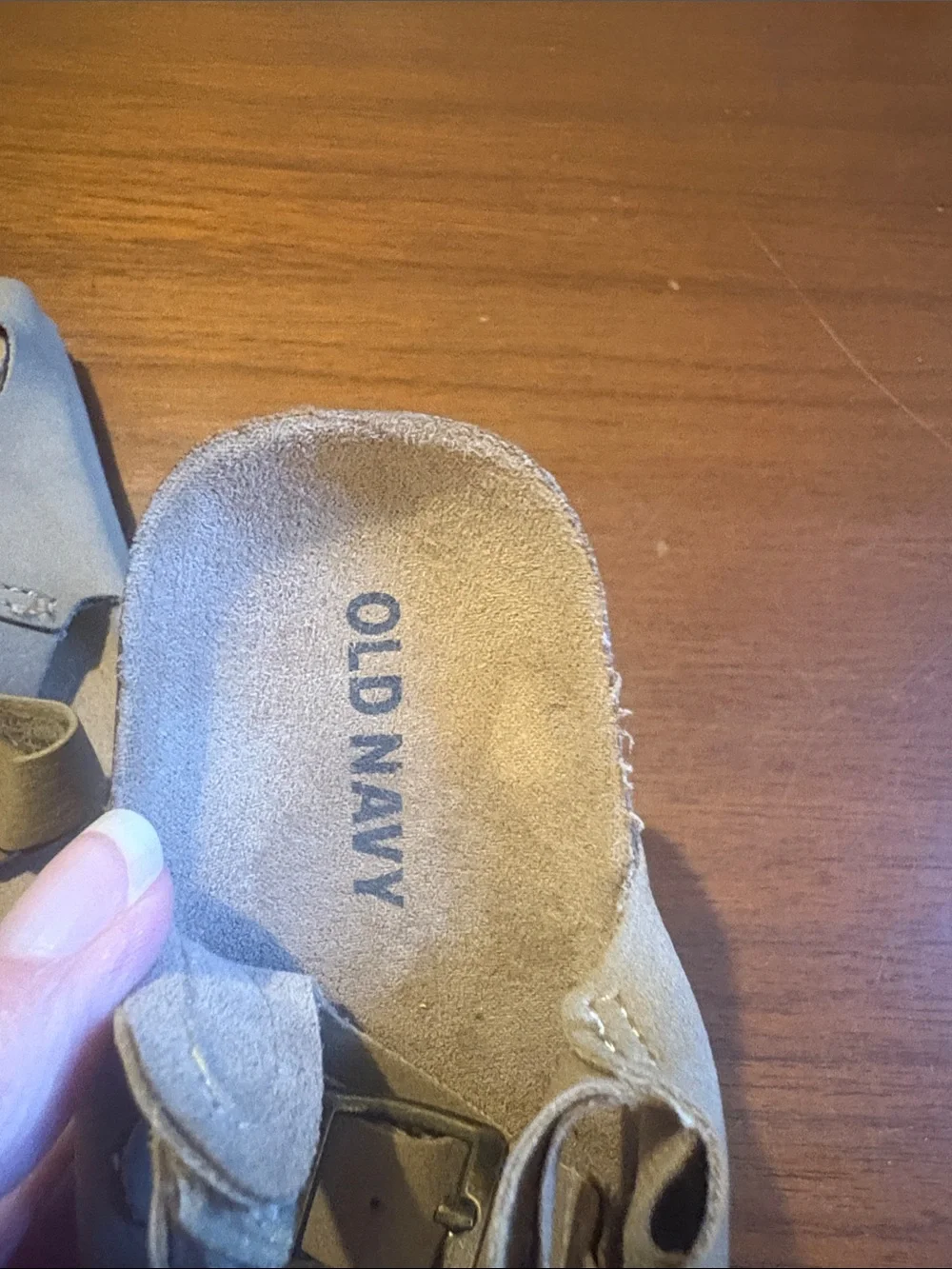 Old Navy Tan Double-Buckle Kids Sandals